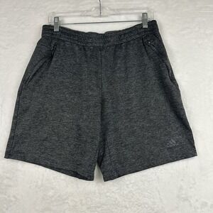 Adidas Mens Gray Shorts Elastic Pockets EUC